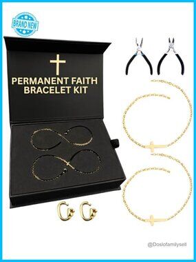 DIY Permanent Bracelet Kit For Couples - Stainless Steel Friendship Bracelets -